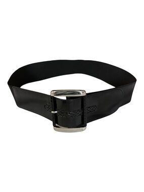 WHBM Patent & Snakeskin Print Belt